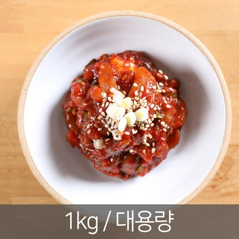 백제토굴젓갈 짜지 않고 맛있는 낙지 젓, 1개, 1000g