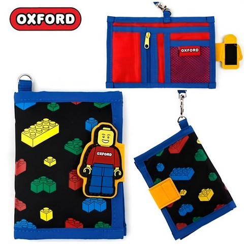 꿈을 담는 작은 성, 마이블레스 옥스포드 블록패턴 지갑 어린이지갑