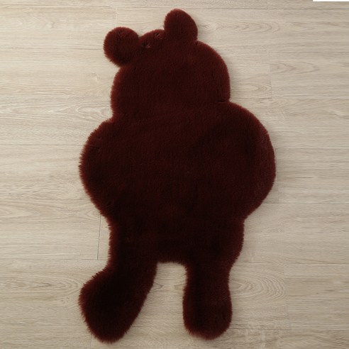 공장 공급 만화 귀염둥이 동물 이형 곰 카페트 거실 침실 출입구 매트리스 창문 장식 카페트, 커피