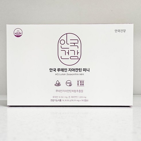 안국건강 루테인 지아잔틴 미니, 60정, 3개
