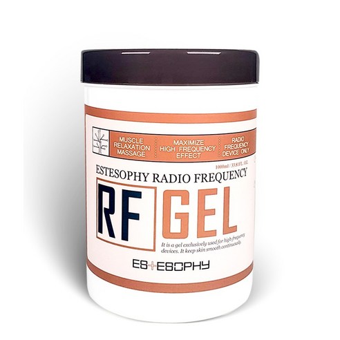 에스테소피 RF Gel 고급형 고주파 전용 젤 1000ml 피부 미용 기기 홈케어 디바이스 갈바닉 온열효과, 1개, 1l