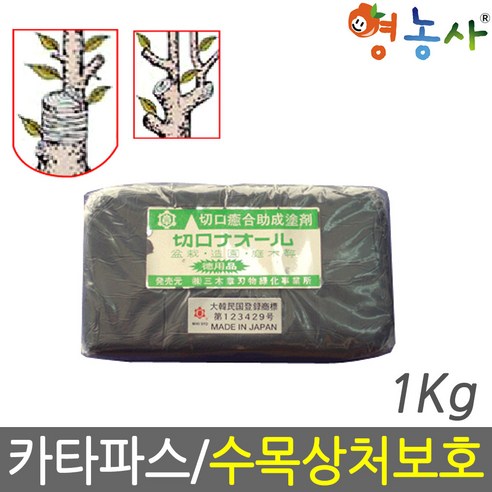   카타파스 1kg 기리구찌 나오루 나무상처보호제, 카타파스1kg