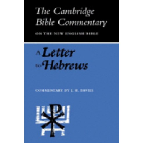 A Letter to Hebrews, Cambridge University Press
