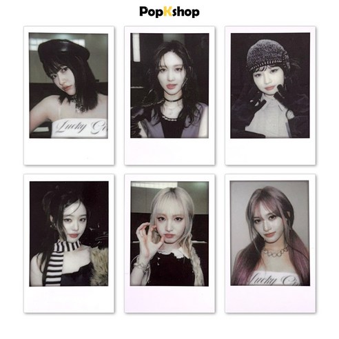 [공식] 아이브 아이브엠파시 사운드웨이브 2차 럭키드로우 특전 포토카드 럭드 에티튜드 레블하트, 사운드웨이브 2차 폴라로이드형 포토카드 6종 세트