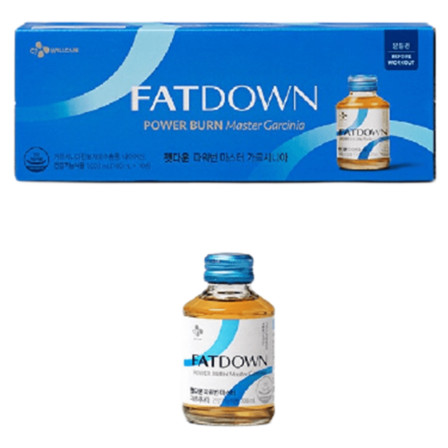 CJ 팻다운 체지방 감소 파워번 마스터 가르시니아 3박스(30병), 팻다운 파워번 마스터 가르시니아 3박스/30병, 2개, 3L