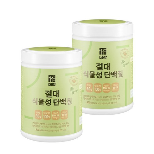 더작 절대 식물성 단백질, 500g, 3개