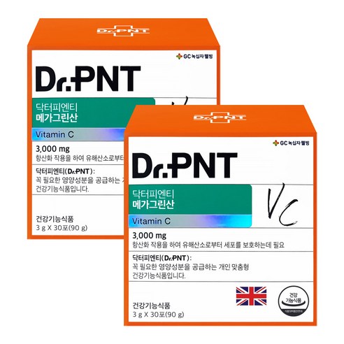닥터피엔티 메가그린산 비타민C 3000mg 메가도스전용 비타민C