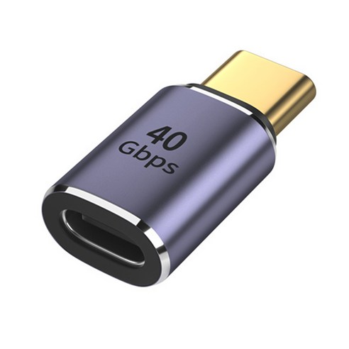 CtoC C타입 USB 4.0 젠더 방향전환 각도변환 꺾임 젠더 모음 8K 고속충전, 1개, 1. C타입(암) to C타입(수) 단자보호 젠더, 16mm