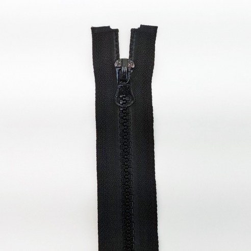 24인치 60cm 5호 비슬론 점퍼지퍼, 1세트, 검정색