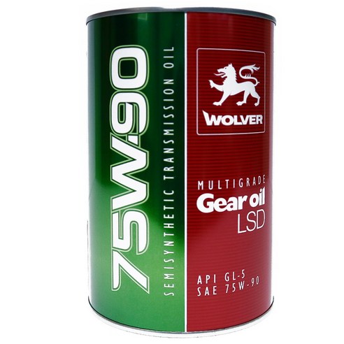 울버 기어오일 75W90 1L Wover LSD Gear Oil GL-5, 1리터