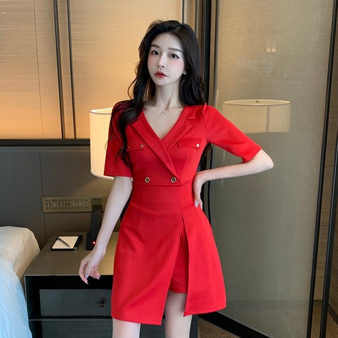 섹시함과 우아함의 완벽한 조화, 쥬엔리치 여성 미니 원피스