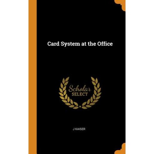 (영문도서) Card System at the Office Hardcover, Franklin Classics, English, 9780342101696