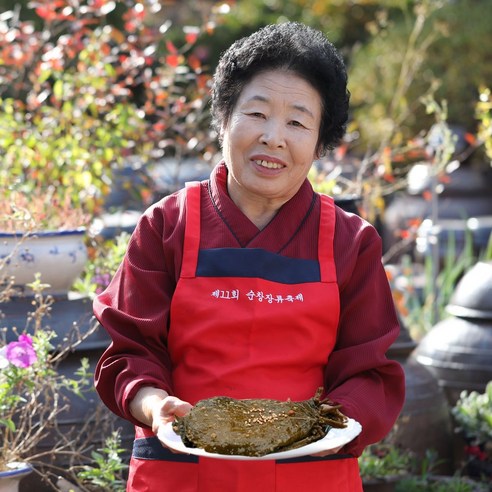 국산 된장깻잎장아찌 순창 삭힌깻잎 밑반찬 내고향, 1개, 1kg