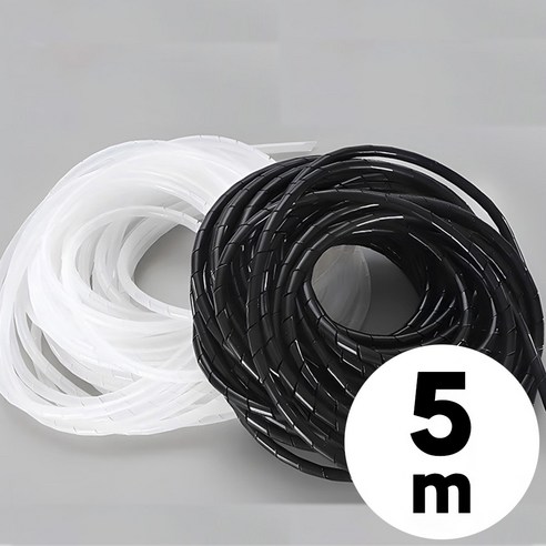 엉망진창 전선, 깔끔하게 정리하고 싶으세요? 5M 헬리컬 밴드로 해결! 헤리컬밴드
