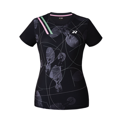 요넥스 여성용 라운드 반팔 티셔츠 201TS034F