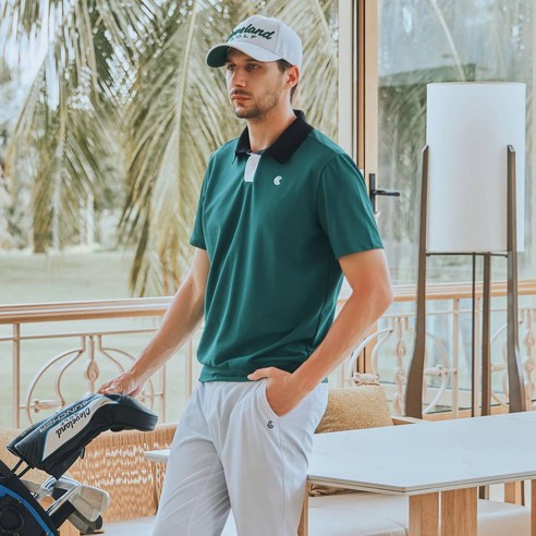 필드 위 스타일, 퍼포먼스를 완성하다! 클리브랜드 골프 블루종 반팔티 솔직 후기 클리브랜드골프웨어