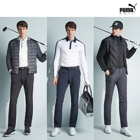 푸마골프 히든밴딩 기모 패딩팬츠 남성 3컬러 중 택1 (PUMA GOLF) 푸마골프바지