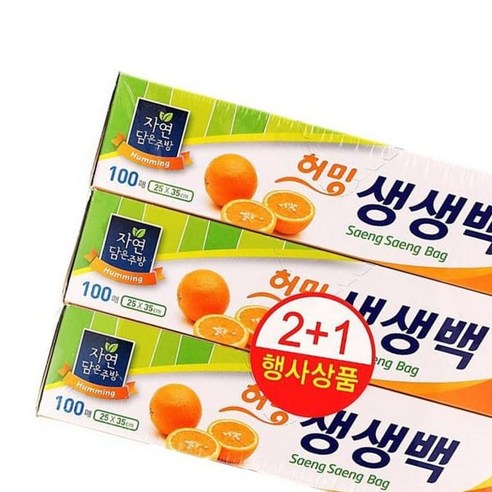 쌍문상회 허밍바이오 생생백(2+1입) 25x35x100매 - 운동화/가죽크리너 | 쿠팡