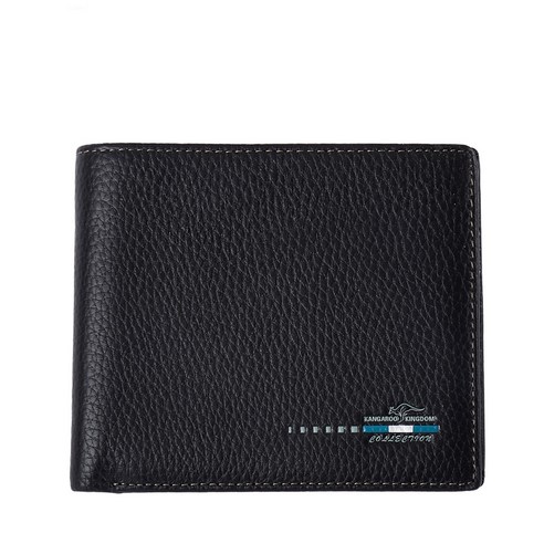 kangaroo kingdom fashion brand men wallet genuine leather slim bifold card holder purse