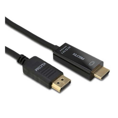 케이엘컴 V1.2 DP to HDMI 디스플레이포트 케이블 단방향, 1개, 3m