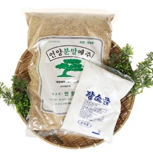 언양메주 [100% 국내산] 분말메주 5kg(소금1.7kg+설명서포함) - 기타장류 | 쿠팡