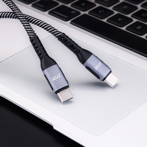 지토스 C타입 USB C to C 고속 충전케이블 삼성 아이폰 충전기 케이블 100w, 지토스100W케이블2m, 1개