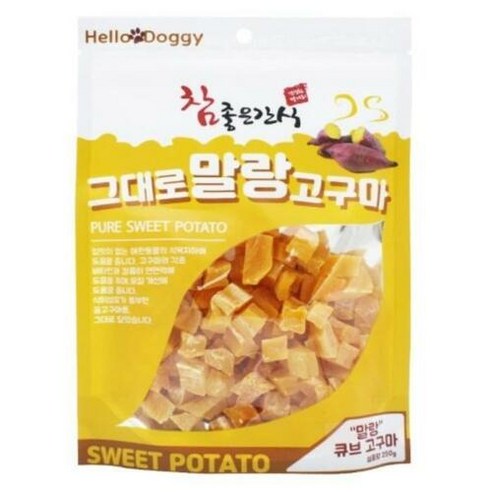 참 좋은 간식 말랑 고구마큐브 250g 강아지