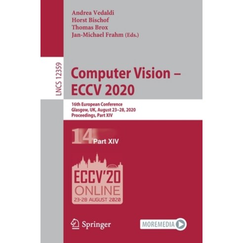 Computer Vision - Eccv 2020: 16th European Conference Glasgow Uk August 23-28 2020 Proceedings ... Paperback, Springer, English, 9783030585679