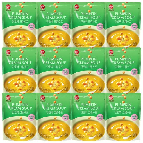 햇반소프트밀 단호박 크림수프 180g x 6개