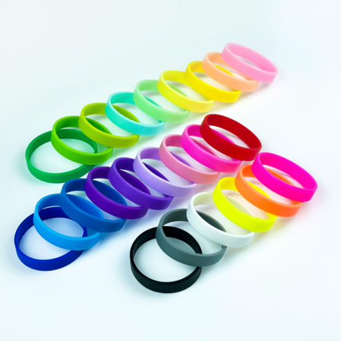 [세이실리] 국내제작 무지 실리콘 팔찌: 일상에 스며드는 간결한 아름다움 실리콘밴드