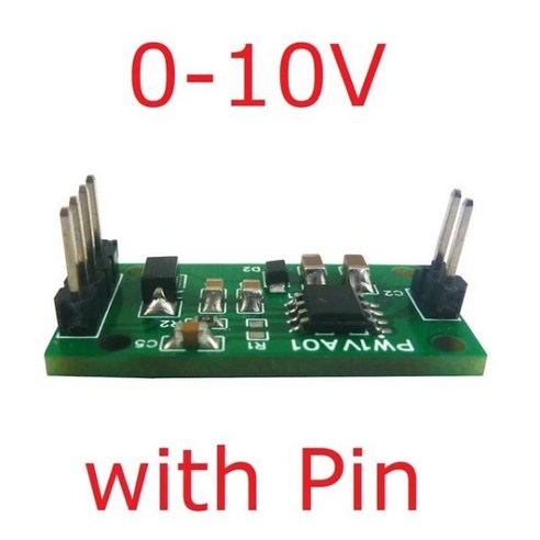 0- 펄스 신호-0-5V/0-10V 전압 출력 PWM-DAC 컨버터 UNO MEGA plc용 arduino용 2개, [03] 2x 0-10V with Pin