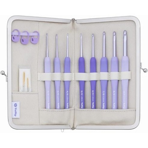 라벤더 향기 머금은 예술, 튤립 에티모 무라사키 코바늘 세트 탐험 에티모무라사키