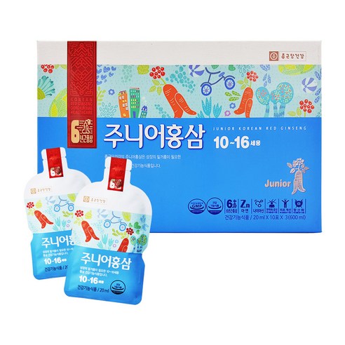 코스트코 종근당건강 어린이 홍삼 20ml x 30포/주니어, 30포, 1개