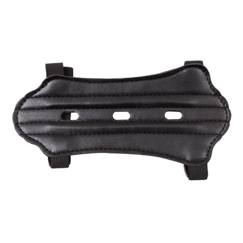양궁 팔 보호대 편안한 슬립 Armguard 헌터 보호 팔찌, 블랙, 20X10X2cm, PU 가죽