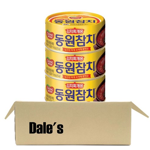 데일즈기획 동원 김치찌개용 참치, 100g, 3개
