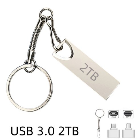 고품질 USB 플래시 USB 3.0 2TB USB 메모리 OTG + Micro +TYPE C, 1개, 256GB