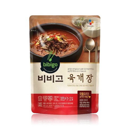 비비고 육개장, 500g, 6개