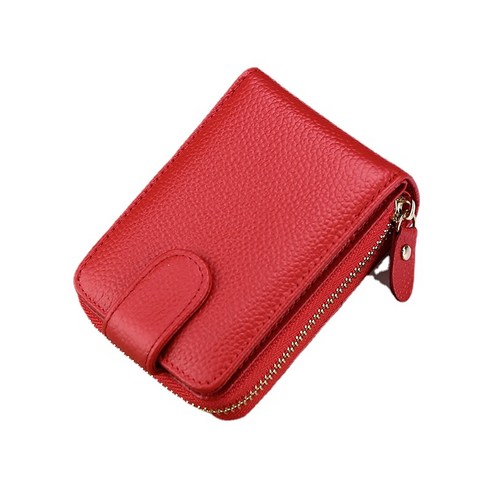 ANKRIC 남자지갑 첫 번째 레이어 소 가죽 카드 가방 운전 면허증 가죽 케이스 오르간 신용 카드 가방 RFID 반자성 동전 지갑
