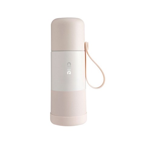 씰레 콘트랙 컬러 스테인리스 스틸 보온병, 라이트 핑크, 350ml