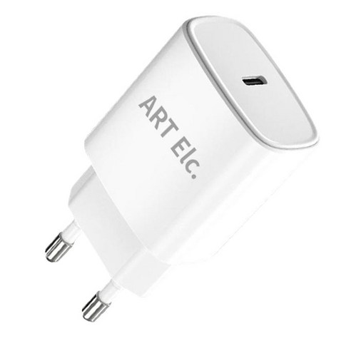 아트일렉 25W 초고속 충전기 C to C 타입, 1개, 화이트