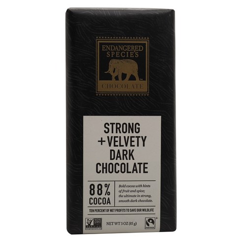 인댄절드스피시즈초콜릿 다크 초콜릿 글루텐 프리 비건, 1개, 85g