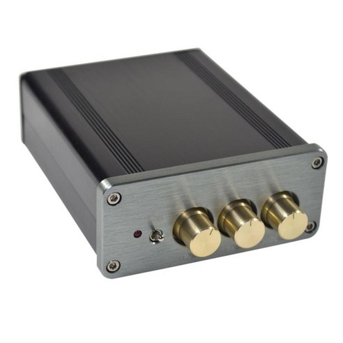 2 채널 스테레오 오디오 클래스 D 증폭기 hifi 100W * 2 회색, 140x90x40mm, 설명