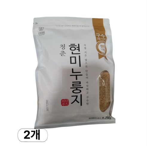 청춘 현미 누룽지 1.2kg구수한누룽지