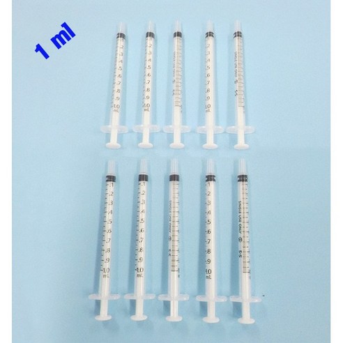 사이언스몰 바늘없는 주사기 (1ml/10개) 과학실험용 동물급식용 공예작품용 잉크충전용 화장품소분용 - 기술/공학완구 | 쿠팡