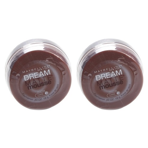 메이블린 드림 매트 무스 파운데이션 18g, Cocoa, 2개