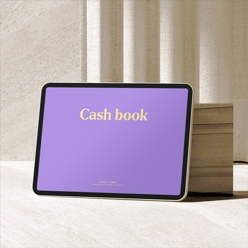 [어라운더] 아이패드 굿노트 가계부 다이어리 미니멀 갤럭시탭 PDF 만년형, 03. 브라운