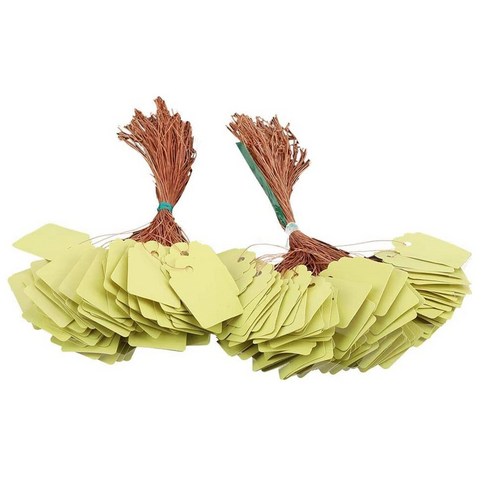200pcs 공장 매달려 태그 방수 플라스틱 레이블 재사용 가능한 정원 마커 빈 보육 종자 이름 태그 문자열, 보여진 바와 같이, 하나