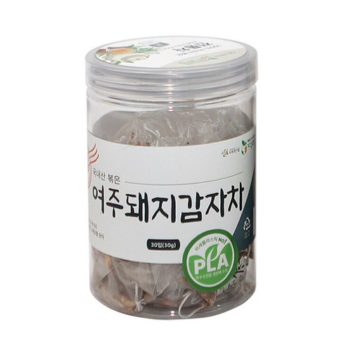 지구마을 생분해필터 PLA 국내산 여주돼지감자차 삼각티백