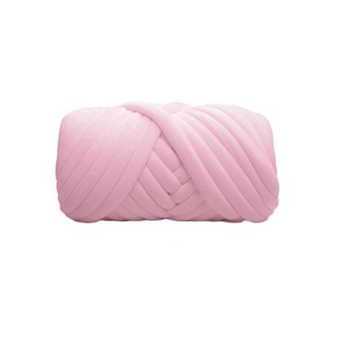 더홈스 핸드니팅 자이언트얀 1kg 패브릭얀 손뜨개 뜨개실, 분홍 1KG