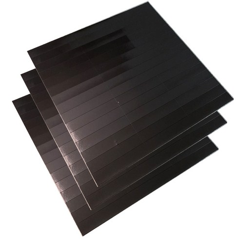 [제이스마그네트] 접착 조각 고무자석 시트 300x300 판, 3p세트 100x20x0.9T_135조각, -